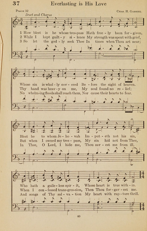 The Bible Songs Hymnal: a Selection of Psalms and Hymns for use in the church, the Bible school, the young people