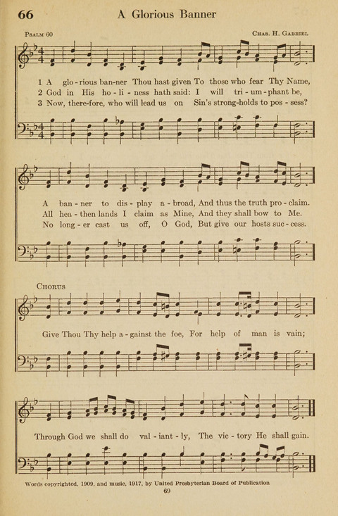 The Bible Songs Hymnal: a Selection of Psalms and Hymns for use in the church, the Bible school, the young people