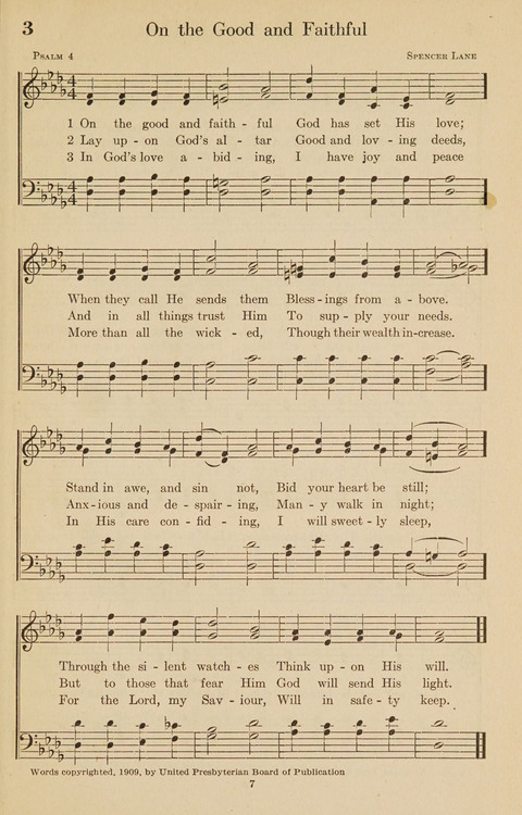 The Bible Songs Hymnal: a Selection of Psalms and Hymns for use in the church, the Bible school, the young people