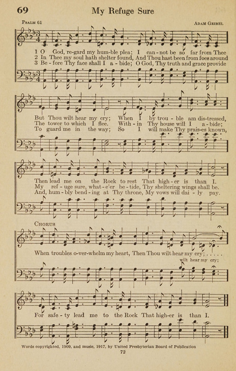 The Bible Songs Hymnal: a Selection of Psalms and Hymns for use in the church, the Bible school, the young people