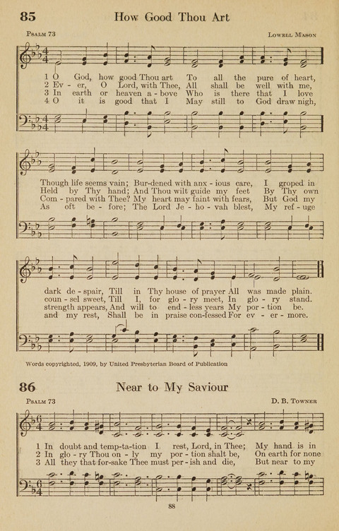 The Bible Songs Hymnal: a Selection of Psalms and Hymns for use in the church, the Bible school, the young people