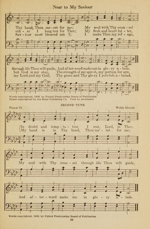 The Bible Songs Hymnal: a Selection of Psalms and Hymns for use in the church, the Bible school, the young people