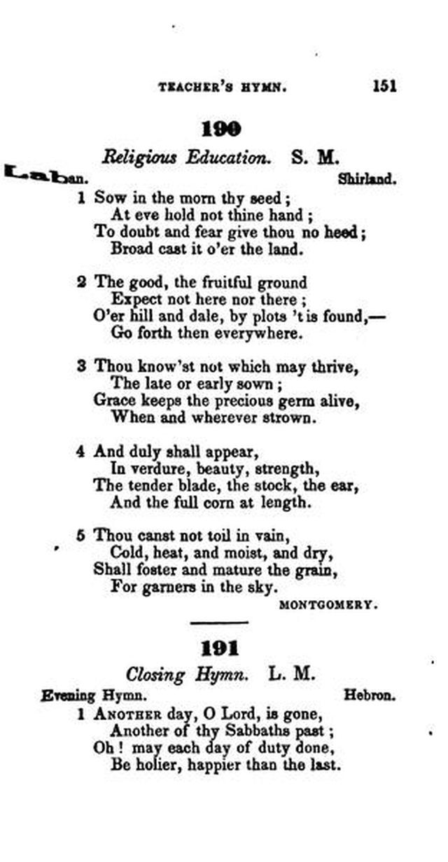 The Boston Sunday School Hymn Book: with devotional exercises. (Rev. ed.) page 150