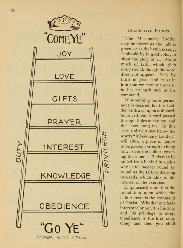 Bible Study Songs: for junior societies, junior and primary Sunday schools page 86