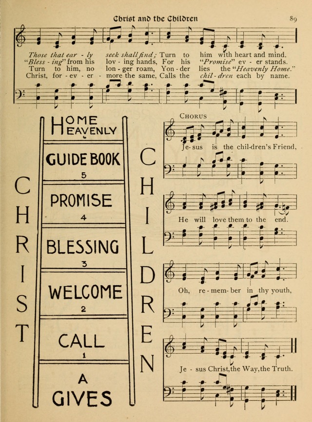 Bible Study Songs: for junior societies, junior and primary Sunday schools page 89