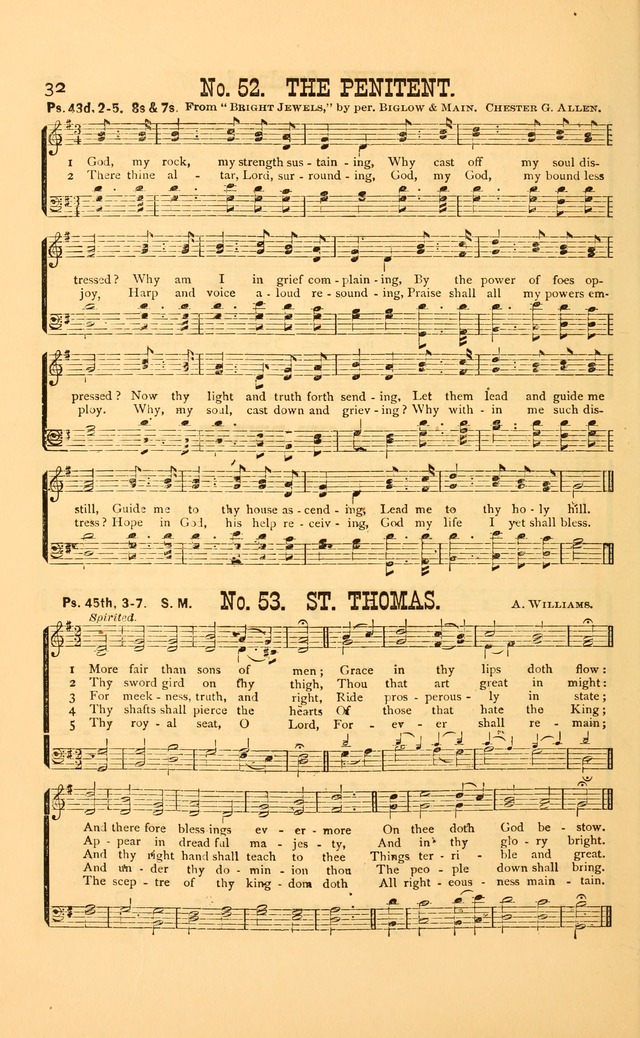 Bible Songs: consisting of selections from the psalms, set to music, suitable for Sabbath Schools, Prayer Meetings, etc. page 32