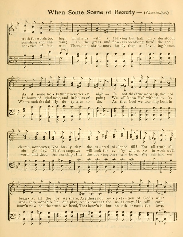 A Book of Song and Service: for Sunday school and home page 198