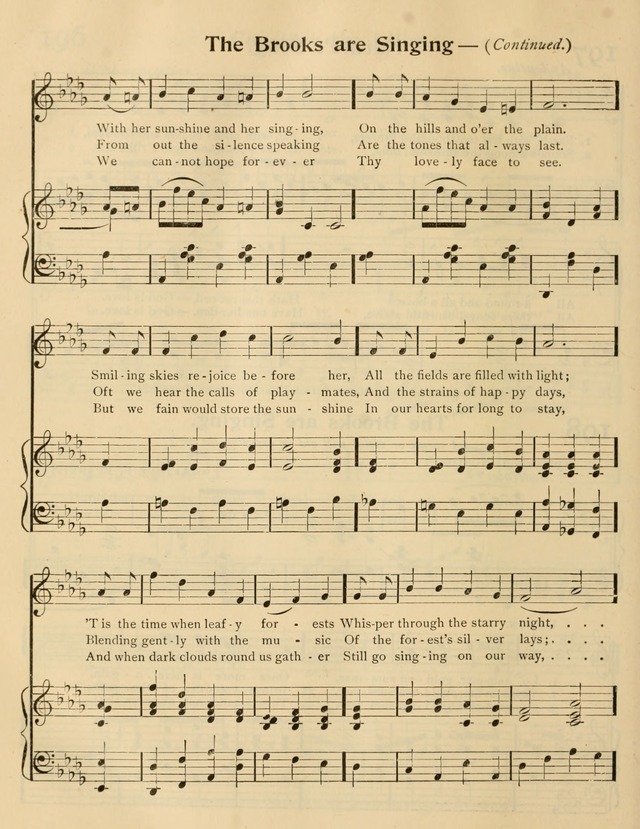 A Book of Song and Service: for Sunday school and home page 315