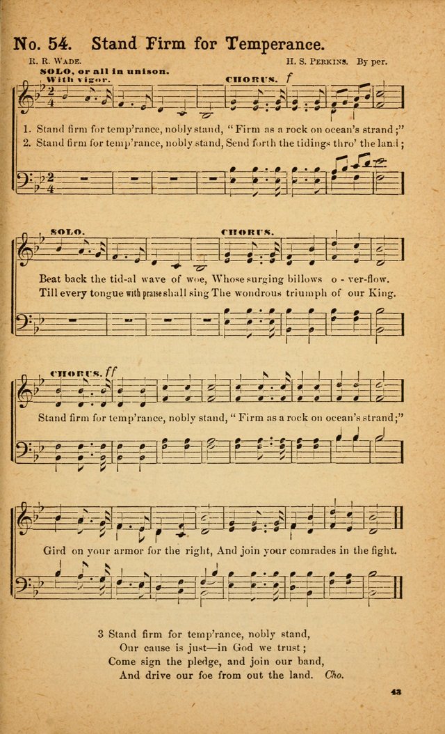 Bible Temperance Hymns page 42