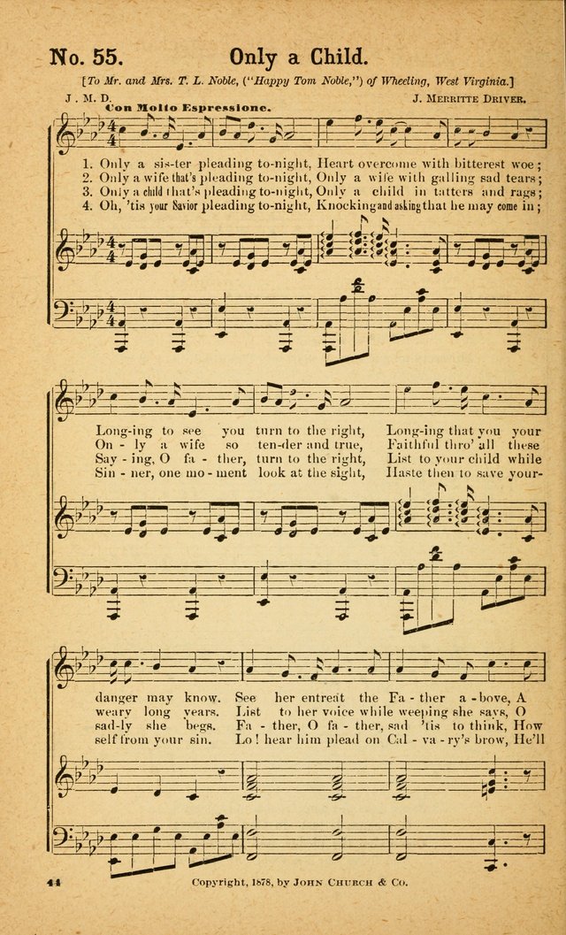 Bible Temperance Hymns page 43