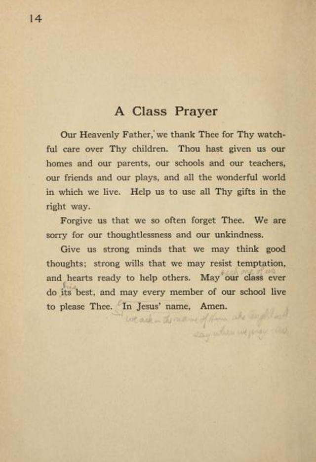 The Book of Worship of the Church School page 15