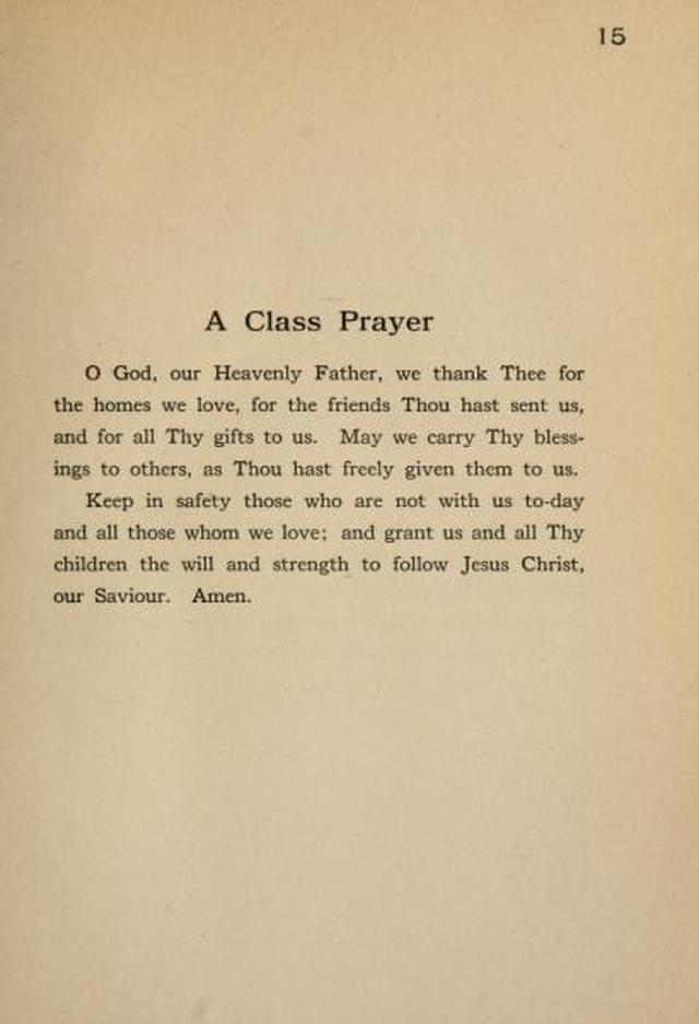 The Book of Worship of the Church School page 16