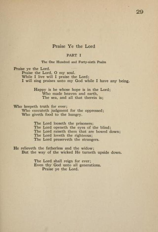 The Book of Worship of the Church School page 30