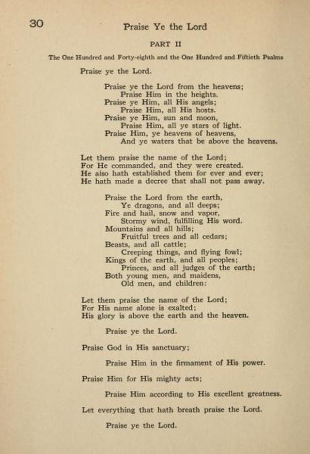 The Book of Worship of the Church School page 31