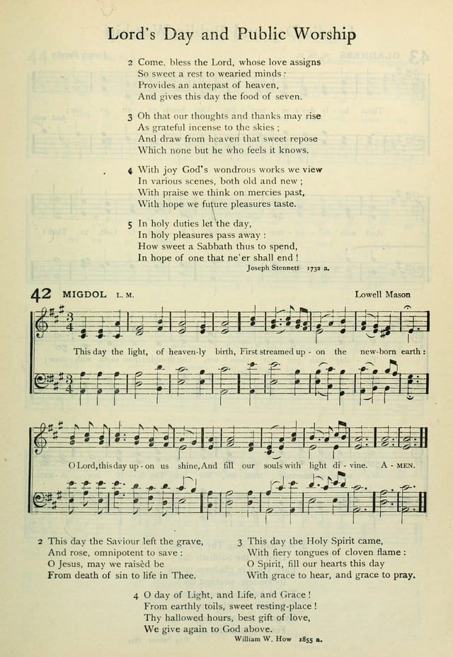 Book of Worship with Hymns and Tunes  page 301