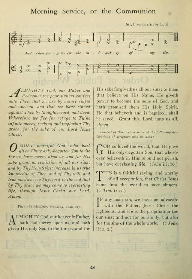 Book of Worship with Hymns and Tunes  page 48