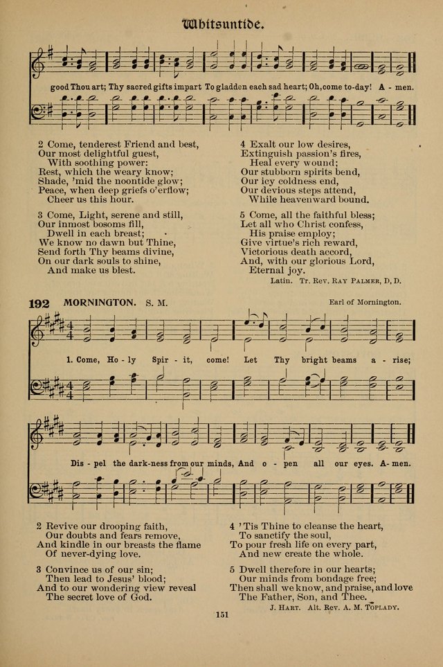 Hymnal Companion to the Prayer Book with Accompanying Tunes (Second Edition) page 152