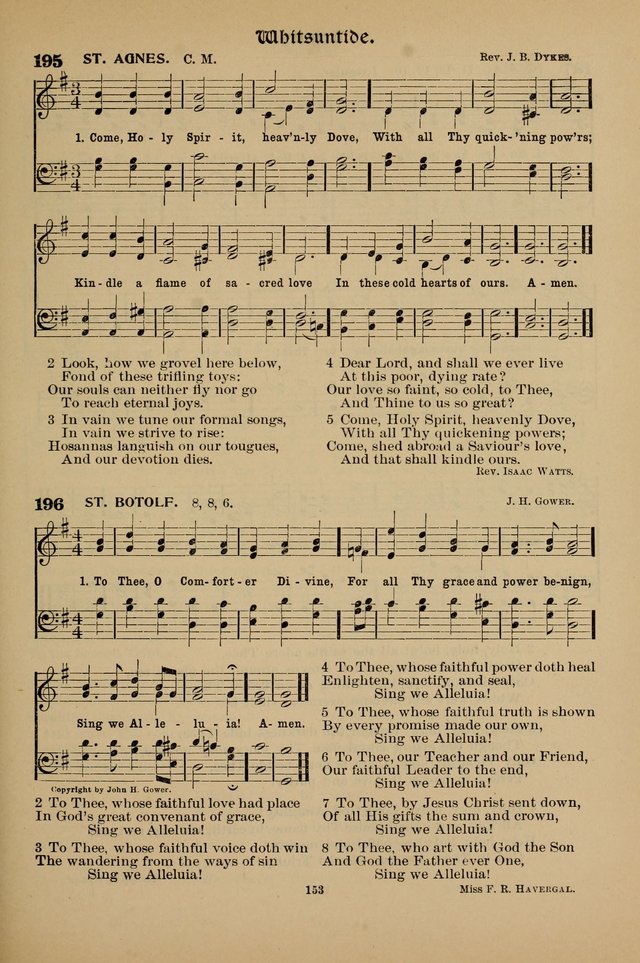 Hymnal Companion to the Prayer Book with Accompanying Tunes (Second Edition) page 154