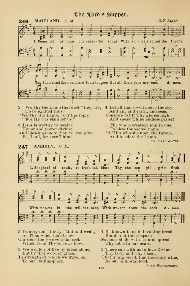 Hymnal Companion to the Prayer Book with Accompanying Tunes (Second Edition) page 191