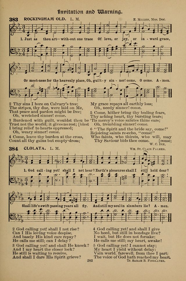 Hymnal Companion to the Prayer Book with Accompanying Tunes (Second Edition) page 284