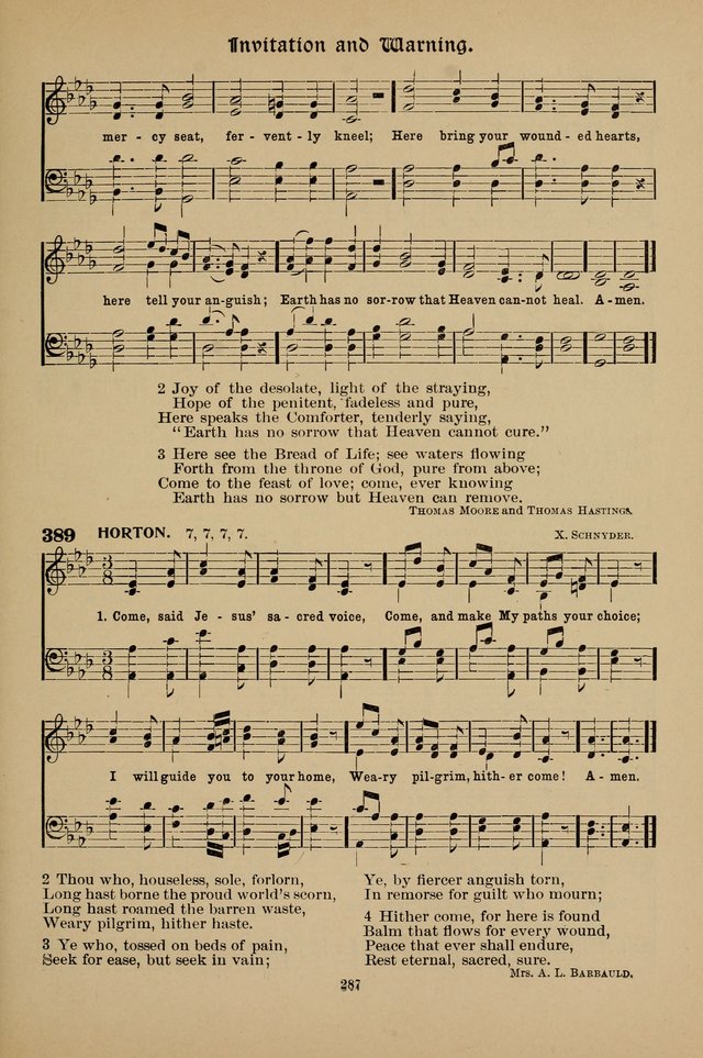 Hymnal Companion to the Prayer Book with Accompanying Tunes (Second Edition) page 288