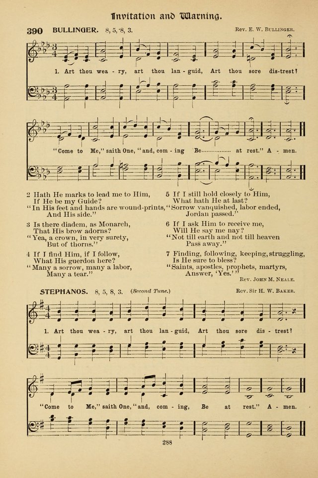 Hymnal Companion to the Prayer Book with Accompanying Tunes (Second Edition) page 289