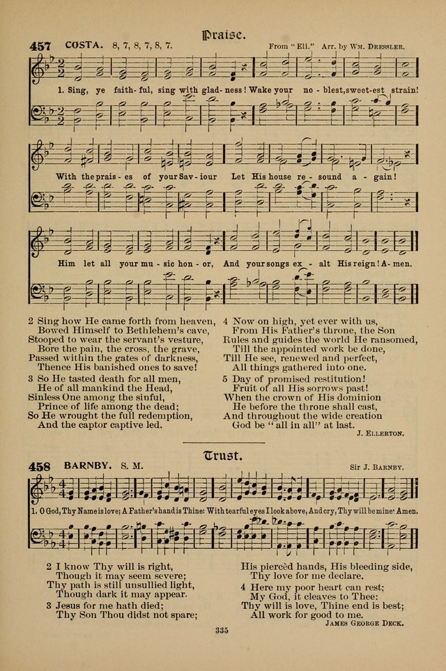 Hymnal Companion to the Prayer Book with Accompanying Tunes (Second Edition) page 336