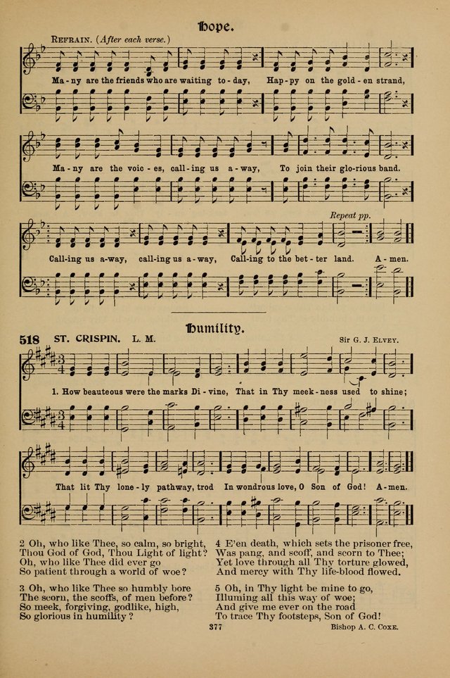 Hymnal Companion to the Prayer Book with Accompanying Tunes (Second Edition) page 378