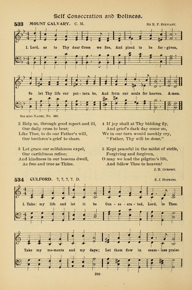 Hymnal Companion to the Prayer Book with Accompanying Tunes (Second Edition) page 389