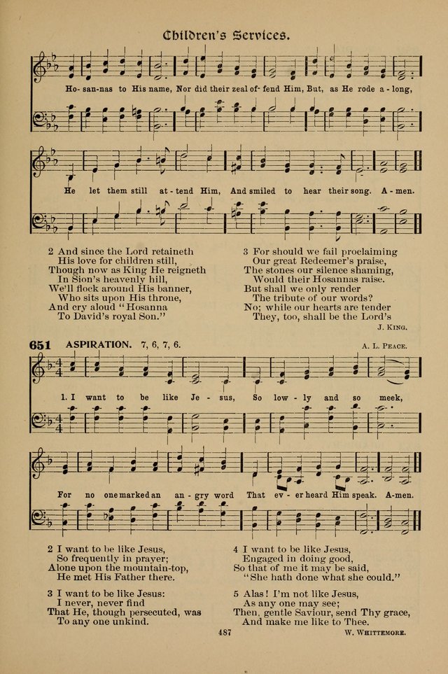 Hymnal Companion to the Prayer Book with Accompanying Tunes (Second Edition) page 488