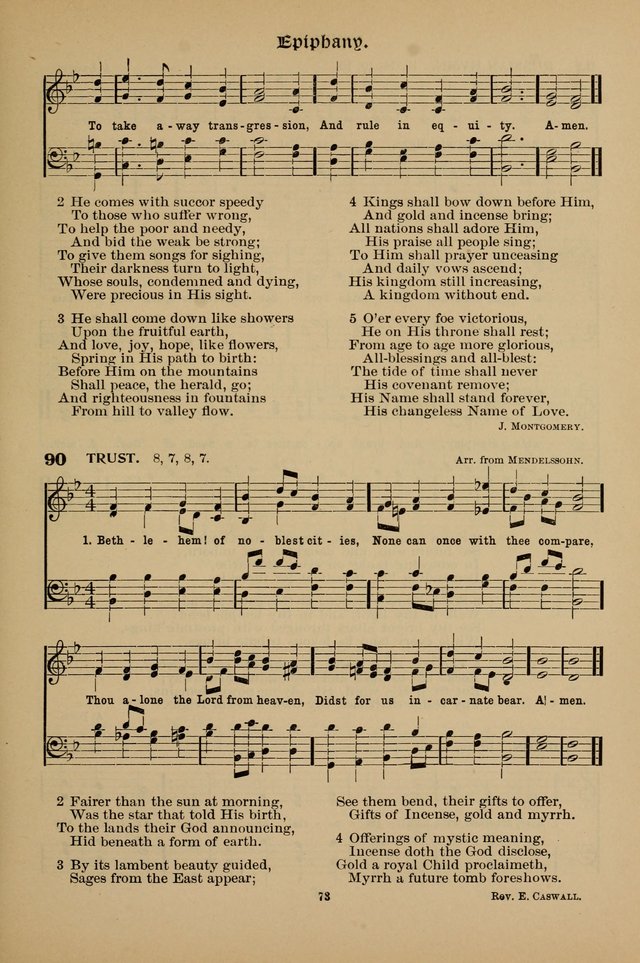 Hymnal Companion to the Prayer Book with Accompanying Tunes (Second Edition) page 74