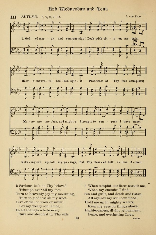 Hymnal Companion to the Prayer Book with Accompanying Tunes (Second Edition) page 91