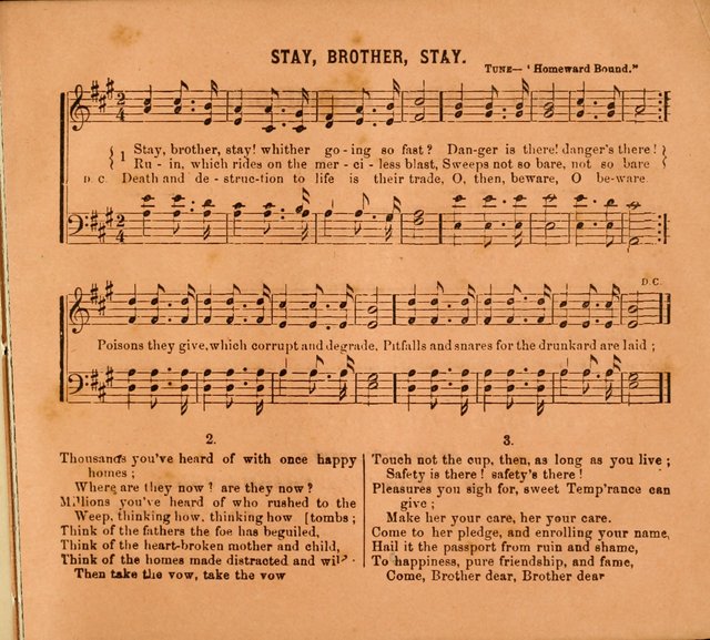 Band of Hope Melodies: adapted to Band of Hope, Cadet. and other temperance meetings. In two parts. page 50