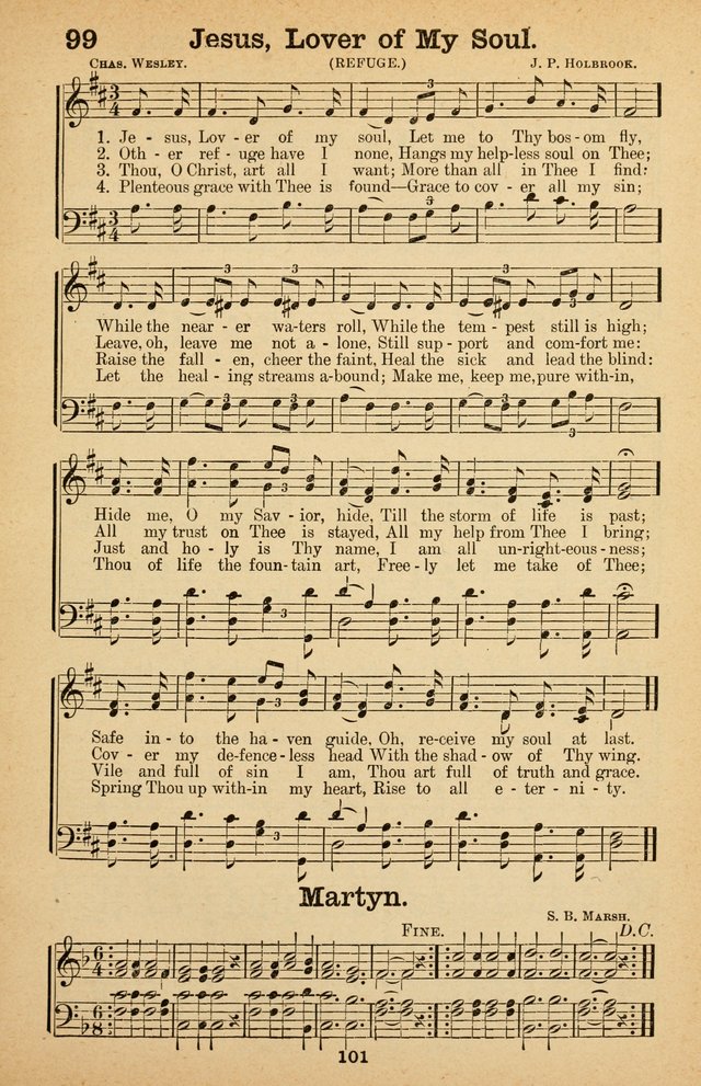 The Bow of Promise: hymns new and old for missionary and revival meetings and Sabbath-schools page 104