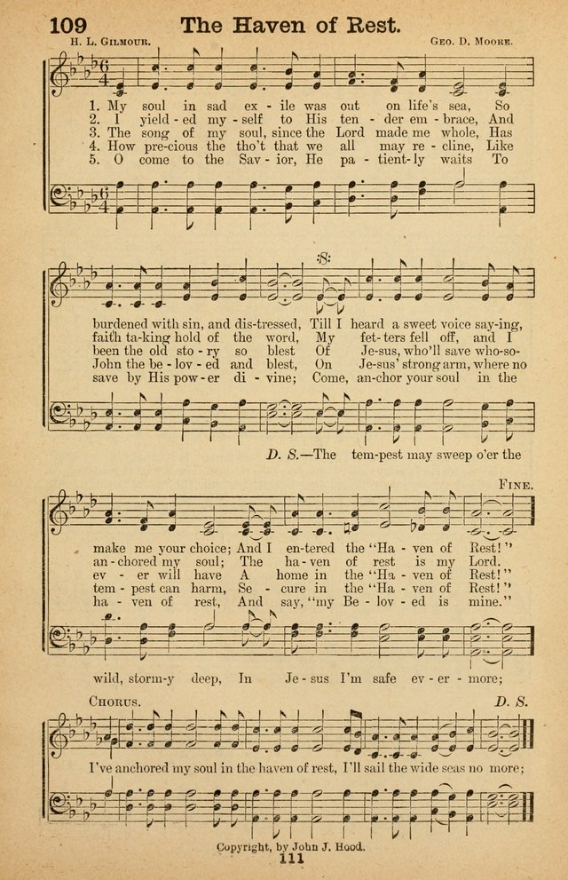 The Bow of Promise: hymns new and old for missionary and revival meetings and Sabbath-schools page 114