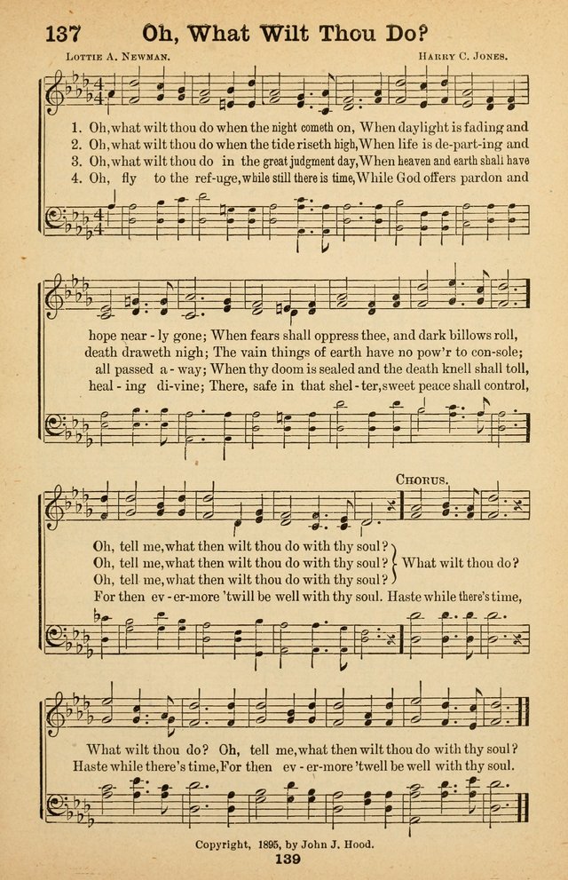 The Bow of Promise: hymns new and old for missionary and revival meetings and Sabbath-schools page 142