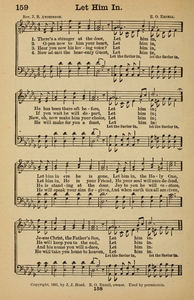 The Bow of Promise: hymns new and old for missionary and revival meetings and Sabbath-schools page 161