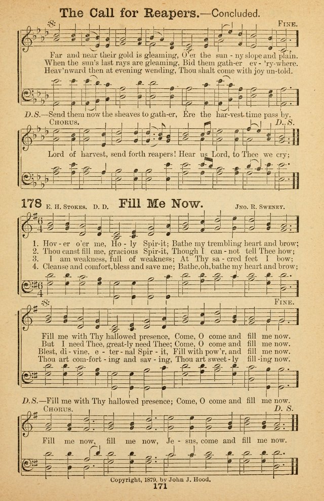 The Bow of Promise: hymns new and old for missionary and revival meetings and Sabbath-schools page 174