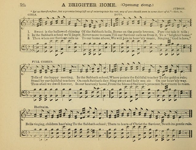 The Banner of Victory: a choice selection of songs, duets, quartets, and choruses, for Sunday schools, prayer and praise meetings, and the fireside page 22