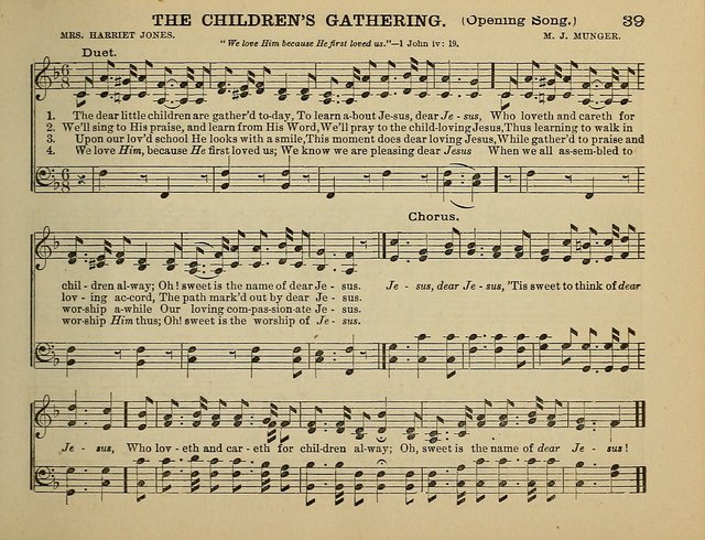 The Banner of Victory: a choice selection of songs, duets, quartets, and choruses, for Sunday schools, prayer and praise meetings, and the fireside page 39