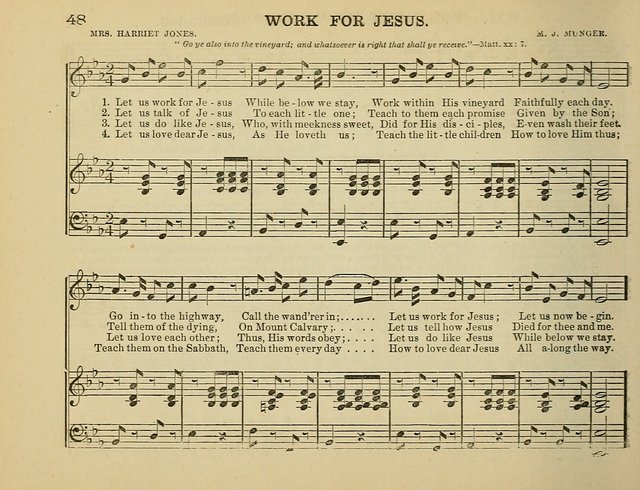 The Banner of Victory: a choice selection of songs, duets, quartets, and choruses, for Sunday schools, prayer and praise meetings, and the fireside page 48