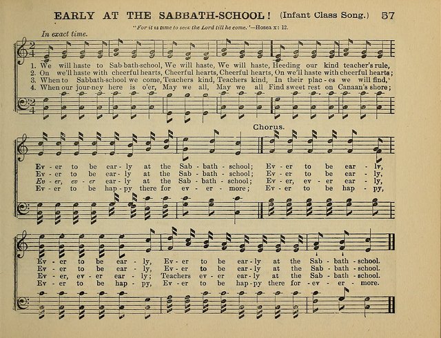 The Banner of Victory: a choice selection of songs, duets, quartets, and choruses, for Sunday schools, prayer and praise meetings, and the fireside page 57