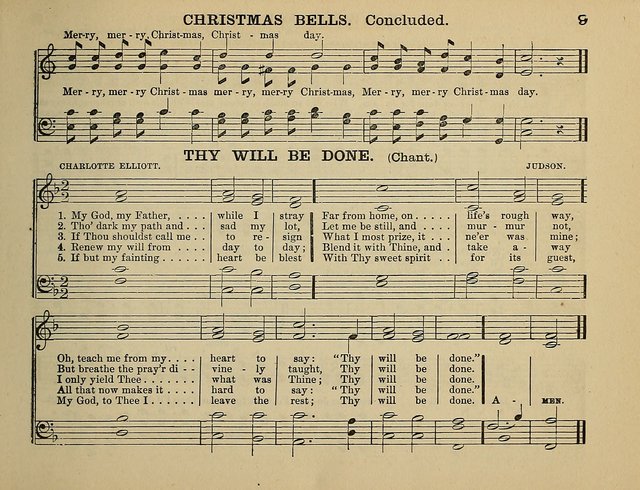 The Banner of Victory: a choice selection of songs, duets, quartets, and choruses, for Sunday schools, prayer and praise meetings, and the fireside page 9