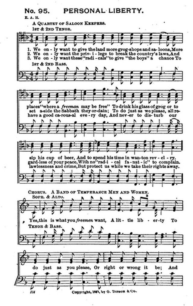 Bells of Victory: a collection of music for temperance meetings page 112