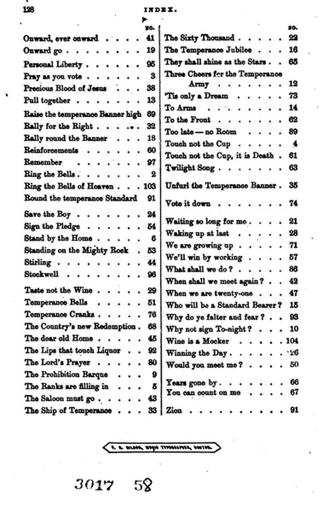 Bells of Victory: a collection of music for temperance meetings page 126