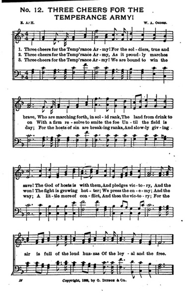 Bells of Victory: a collection of music for temperance meetings page 14