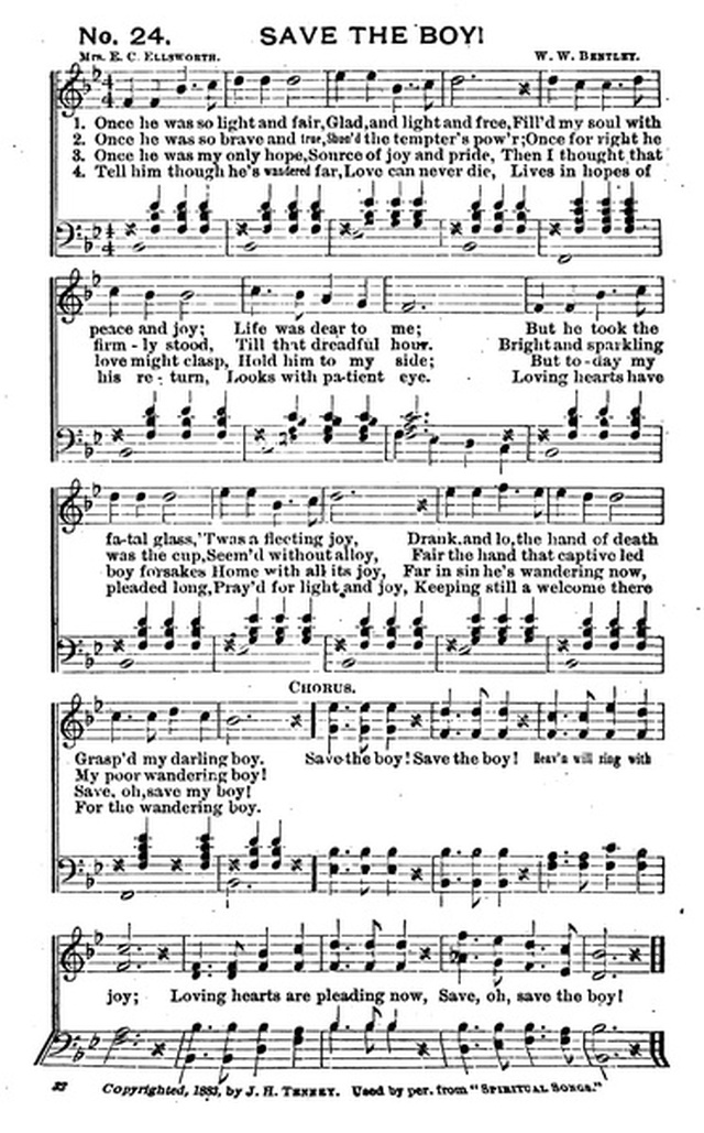 Bells of Victory: a collection of music for temperance meetings page 30