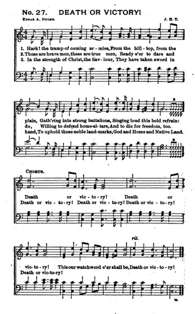 Bells of Victory: a collection of music for temperance meetings page 33