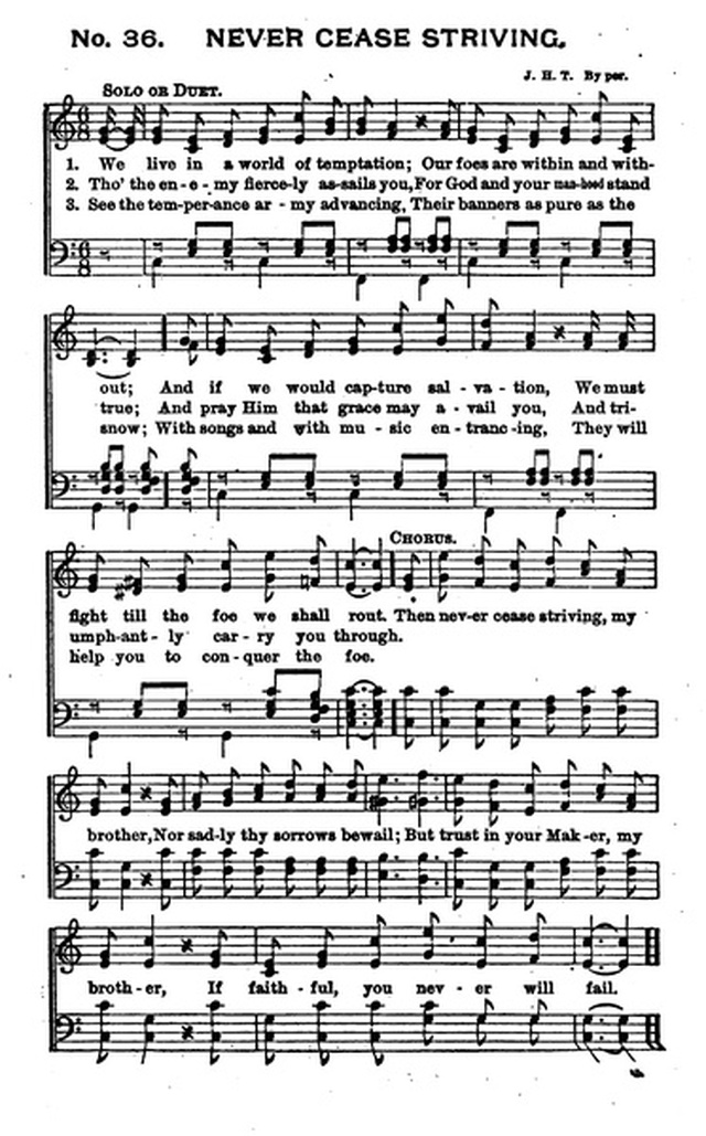 Bells of Victory: a collection of music for temperance meetings page 43