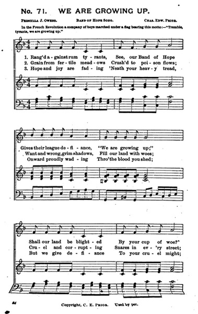 Bells of Victory: a collection of music for temperance meetings page 82